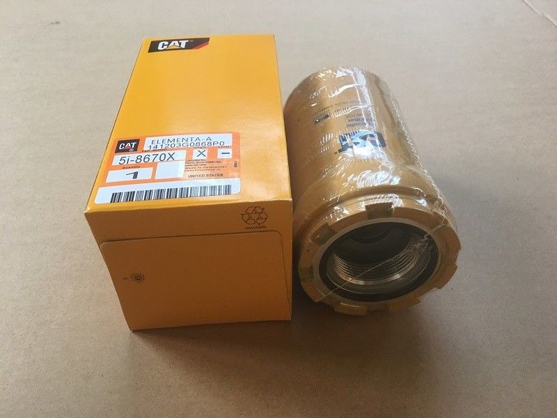 518670X เครื่องกรองน้ํามัน Cat ส่วนสํารองเครื่องยนต์ที่มีประสิทธิภาพสูง