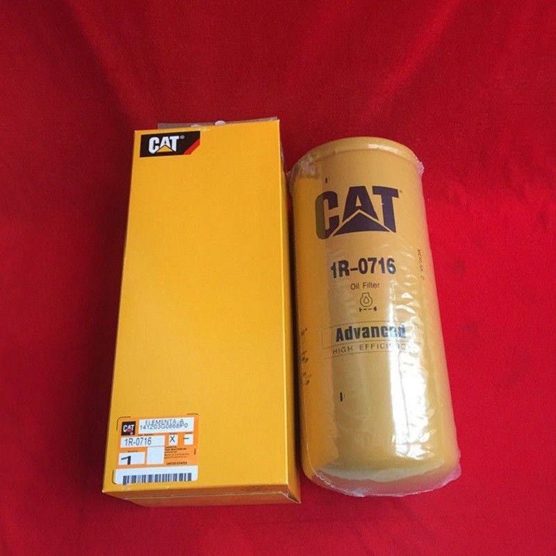 1G8878 อะไหล่เครื่องยนต์ดีเซล Caterpillar, 1R0716 เครื่องกรองน้ํามัน Caterpillar