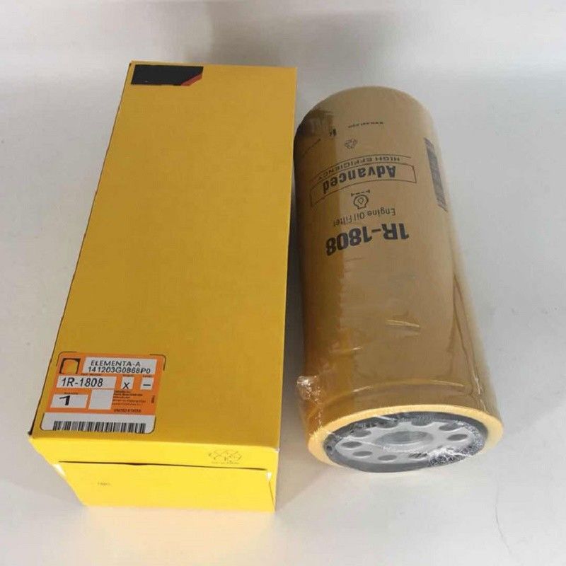 เครื่องขุดเครื่องยนต์ดีเซล เครื่องกรองน้ํามันเทียบเท่า ตัวเลือก 1R1808 สําหรับ Caterpillar