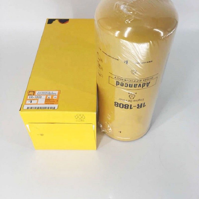 เครื่องขุดเครื่องยนต์ดีเซล เครื่องกรองน้ํามันเทียบเท่า ตัวเลือก 1R1808 สําหรับ Caterpillar