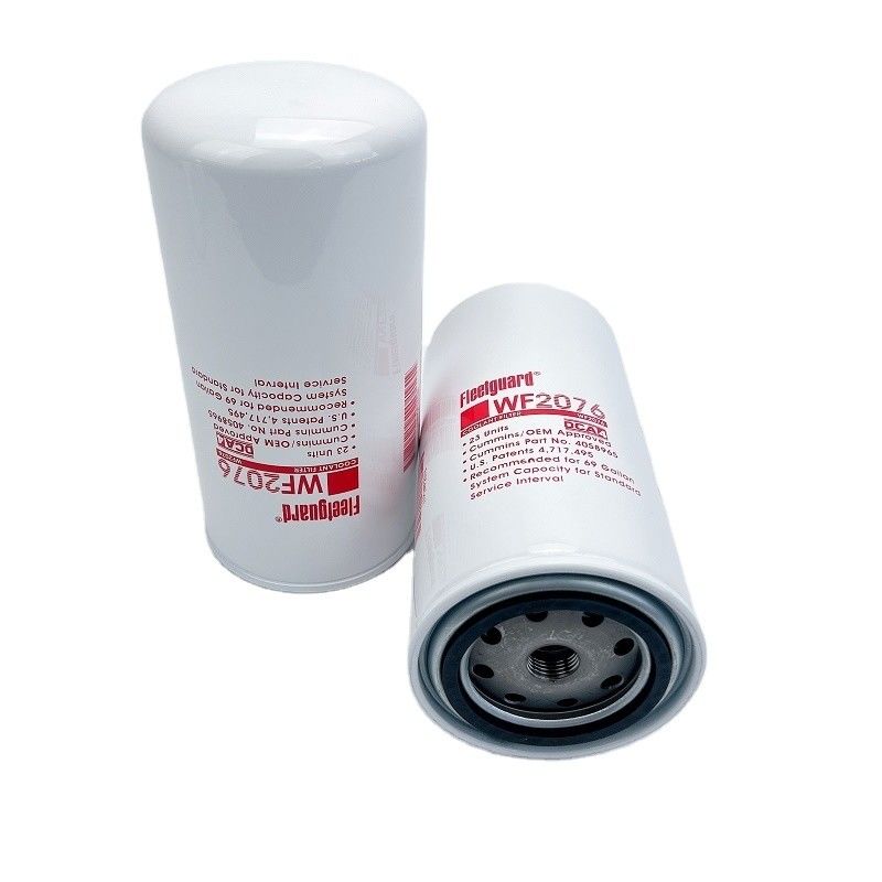 เครื่องกรองน้ํามันคุณภาพแท้ Fleetguard WF2073 WF2075 WF2076 สําหรับคัมมินส์