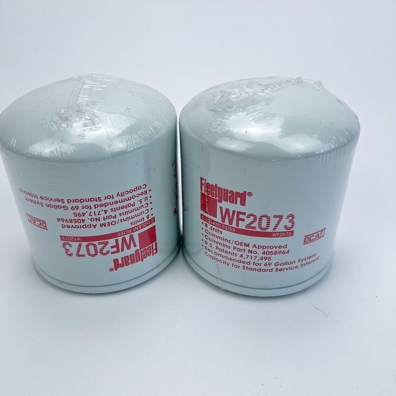 เครื่องกรองน้ํามันคุณภาพแท้ Fleetguard WF2073 WF2075 WF2076 สําหรับคัมมินส์