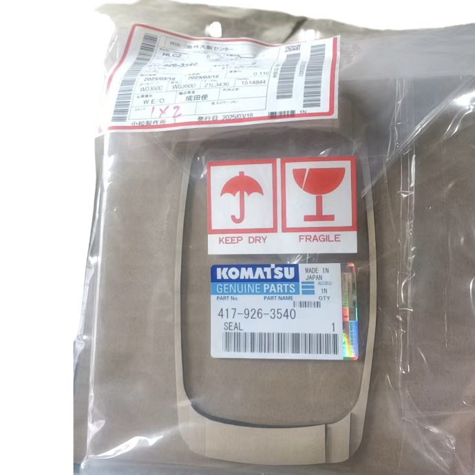 เครื่องบรรทุกล้อ Komatsu ที่ทนทาน ส่วน SEAL 417-926-3540 สําหรับ WA150-5 แบบ การันตีผลงาน